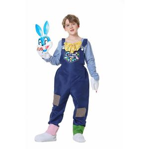 Costume de lapin pour garçons, combinaison bleue à manches longues, tenue de cosplay d'Halloween, 8-13 ans - Product Image 4