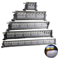 Barre lumineuse LED super lumineuse double rangée blanc et ambre feux de croisement latéraux et moyens pour tout-terrain 4x4 Suv Atv