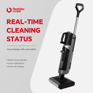Nettoyeur <span class=keywords><strong>de</strong></span> <span class=keywords><strong>sol</strong></span> sans fil intelligent le plus vendu avec écran LED, aspiration puissante <span class=keywords><strong>de</strong></span> 15 kPa, <span class=keywords><strong>aspirateur</strong></span> eau et poussière pour la maison - Product Image 1