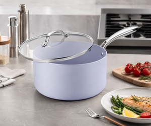 <span class=keywords><strong>Cacerola</strong></span> con Revestimiento Cerámico, Tapa y Asa de Acero Inoxidable, Apta para Cocina de Inducción, <span class=keywords><strong>Horno</strong></span> y Todo Tipo de Estufas - Product Image 5