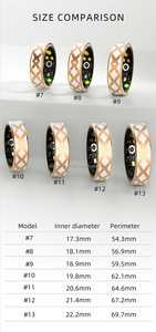 IP68อัจฉริยะกันน้ำ R10M Colour แหวนอัจฉริยะติดตามการออกกำลังกายวัดอัตราการเต้นของหัวใจ - Product Image 5