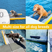 Robustes aufblasbares schwimmendes Haustier polster für den Pool, rutsch feste Wassers icherheits matte-Perfekt für Hunde und Katzen