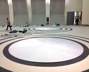 Plateau tournant automatique CE ISO avec plaque <span class=keywords><strong>diamant</strong></span>ée, tables élévatrices étanches et résistantes à la corrosion - Product Image 4