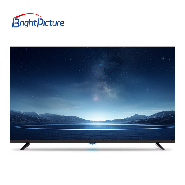 Smart LED TV 43/50/55/65/75/85 Inch 4K HDR10+ 60/120Hz 5000cd Brightness 100-240V AC Floor/Wall Mount 12-Bit Color Depth Black