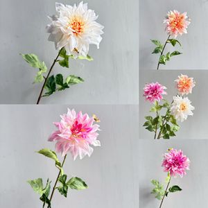 Cao Cấp Thực Tế Chất Lượng Cao Lụa Nở Hoa Nhân Tạo <span class=keywords><strong>Dahlia</strong></span> Hoa Cho Trang Trí Nội Thất Sắp Xếp Đám Cưới Đảng Trang Trí Nội Thất Quà Tặng - Product Image 3