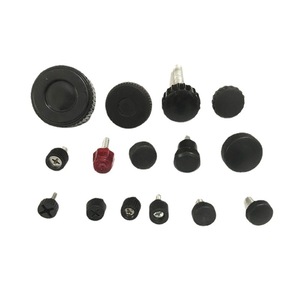 Vis de réglage à tête en caoutchouc, tête ronde recouverte de plastique, zinguée, pour machines et équipements, norme GB836 - Product Image 4
