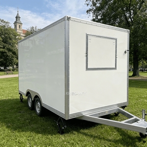 Carro de Comida Móvil Multifuncional, Remolque de Comida para Concesiones, Carrito de Panadería, Helados, Perritos Calientes, Camión de Comida, Cocina, Dulces, Fácil de Usar - Product Image 4