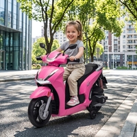 Moto Elettrica per Bambini Honda con Licenza Ufficiale, Alimentata a Batteria 12V, per Bambini dai 2 ai 7 Anni