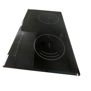 Table de cuisson encastrable à 2 brûleurs en céramique plate de 5200 watts, cuisinière à induction, wok - Product Image 1