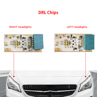 Modul LED DRL Putih OEM A1769066500 A1769066600 Modul DRL Kuning Amber untuk Lampu Siang Hari Mercedes W176 W117 CLA