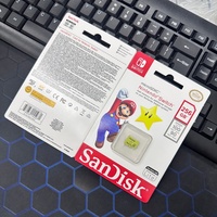 Carte mémoire SanDisk 256 Go pour Nintendo Switch, édition officielle Mario, 256 Go, haute vitesse, carte TF
