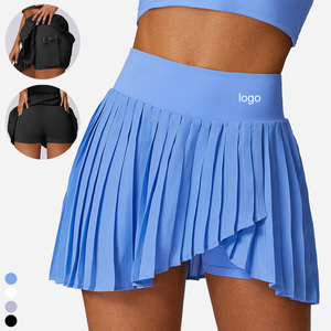 جودة عالية المرأة اللباس الرياضي التنورات بيكليبول تجريب الملابس صالة الألعاب الرياضية مجموعات اللياقة البدنية التنس الملابس التنورات بيكليبول - Product Image 2