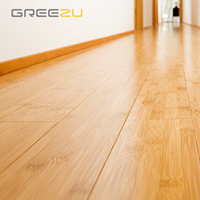 Greezu Parquet Suelo laminado impermeable Bambú Carbonizado Suelo de bambú horizontal diseñado