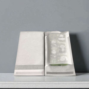 Factory Direct 100% Recyclable <b>Biodegradable</b> Semi‑Transparent Glassine Coated Self‑Adhesive <b>Paper</b> Bag for Phone Case Pack - Product Image 1