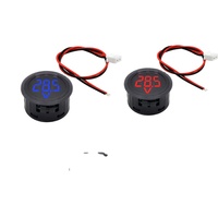 PCBA BOM lingkaran LED Digital Voltmeter DC4-100v dua kawat dengan perlindungan koneksi balik kepala tampilan mudah dibaca