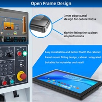 Écran tactile industriel de 32 pouces IP65, moniteur d'affichage, tablette PC robuste, mini PC en stock pour machine de vente automatique marine