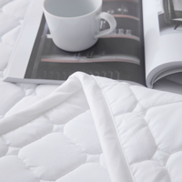 Alternativer Matratzenschutz wasserdichte Matratzenunterlage Abdeckung atmungsaktiv weiches flauschiges Kissen Oberseite Baumwolle Oberseite unten