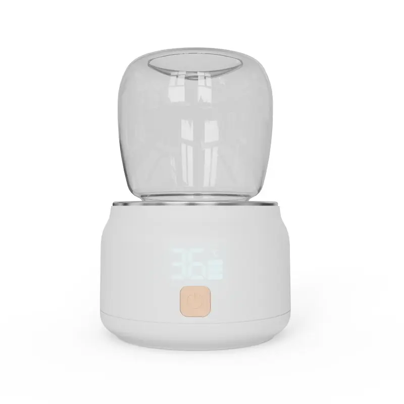Portable Bottle Warmer Fast Baby Milk Warmer for Travel with 5 Adapters Precise Temperature Control Rechargeable Bottle Warmer