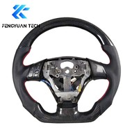 Volante de Coche Personalizado de Cuero y Fibra de Carbono Forjada para Mazda 3 6 5 8 CX5 RX7 MX5 CX90 BL GH GG GY CX7 RX8 2003 2015