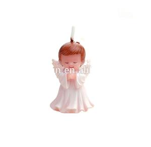 Ángel lindo niño y niña bebé de silicona molde vela venta molde 3d de alas de Ángel - Product Image 2