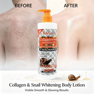 Lotion corporelle au collagène d'escargot OEM, curcuma, acide hyaluronique, nourrissante, hydratante, emballage personnalisé, vente en gros, fournisseur d'usine - Product Image 1