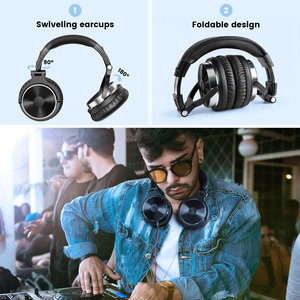 Casque DJ <span class=keywords><strong>filaire</strong></span> OneOdio Pro10 avec haut-parleurs de 50 mm, double prise jack 3,5 mm et 6,35 mm, pliable, circum-auriculaire, pour studio - Product Image 3