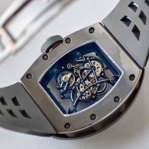 นาฬิกาจักรกลกันน้ำคุณภาพเยี่ยม Umi Maker ขนาด 43 มม. รุ่น RMUL2 กลไก RM055 ตัวเรือนเซรามิกสีเทา โครงกระดูก นาฬิกา RM - Product Image 6