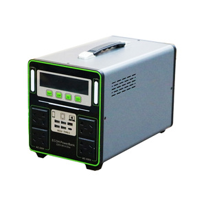 GOODCELL Générateur solaire MPPT à onde sinusoïdale pure 2000W, station d'alimentation portable LiFePO4 avec batterie externe et écran LCD - Product Image 1