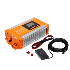 700W Nieuwe Inverter 12/24/48vdc Naar 110/220vac Zuivere Sinus Omvormer Dc Naar Ac Met Digitale Display, Rs485 Afstandsbediening