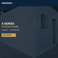 Maison conteneur pliable en forme de X, préfabriquée et portable, pour bureau de chantier, dortoir, abri d'urgence