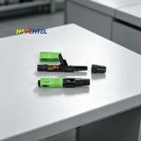 Conector de Fibra Óptica SC APC para Redes de Comunicación FTTH de Alta Velocidad, Conector Rápido de Fibra Óptica