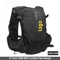 Gilet de course ultra-léger personnalisé avec poche à eau, gourde souple, résistant à l'eau, RFID, thermique, mode, extérieur