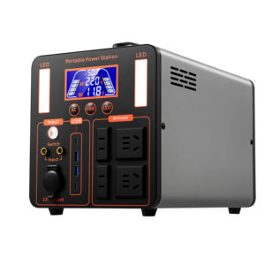 휴대용 1000 와트 소형 <span class=keywords><strong>UPS</strong></span> 전원 다기능 태양 전지 패널 충전 스테이션 LED 리튬 이온 모바일 발전소 - Product Image 1