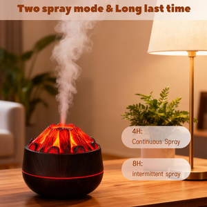 Humidificateur d'air électrique portable Volcano, diffuseur d'huiles essentielles à brume froide USB avec veilleuse pour la maison et l'hôtel, aromathérapie - Product Image 3