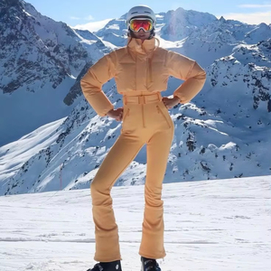 Vêtements d'hiver pour femmes Combinaison <span class=keywords><strong>de</strong></span> ski d'hiver Imperméable 15000MM Combinaison <span class=keywords><strong>de</strong></span> ski une pièce Combinaison <span class=keywords><strong>de</strong></span> <span class=keywords><strong>snowboard</strong></span> - Product Image 1