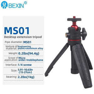 ชุดขาตั้งกล้องวิดีโอ <span class=keywords><strong>Ulanzi</strong></span> MS01 สำหรับโทรศัพท์มือถือ พร้อมที่ยึดแบบ Cold Shoe ไฟ LED และไมโครโฟน สำหรับกล้อง DSLR & SLR ใช้ได้กับ iPhone 13 และ Sony - Product Image 5