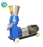Machine à granulés d'aliments pour animaux à petite échelle - Moulin à fourrage portable pour volailles, poissons, lapins - Granulateur électrique et diesel JKY
