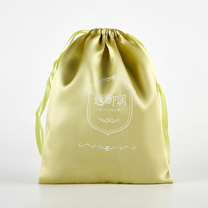 Bolsa de Satén Densa con Cordón y Logotipo Personalizado, Bolsa de Seda para Pelucas, Extensiones, Productos Sexuales y Juguetes - Product Image 2