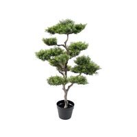 Arbres artificiels à prix de gros, arbres en forme de topiaire, feuilles de cyprès artificielles avec pots, plantes artificielles en buis, bonsaï