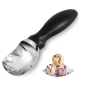 Durable Stainless Steel Ice Cream Scoop with Comfortable Handle
