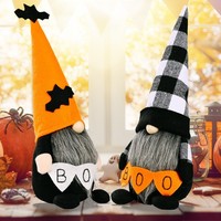 Gnomo de Peluche de Halloween 2026, Muñeco sin Rostro, Enano Rudolf, Figura Decorativa Moderna, Linda y Festiva, Ecológica, Decoración para el Hogar de Halloween