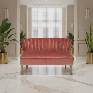 Divano a 2 Posti Senza Braccioli <span class=keywords><strong>in</strong></span> <span class=keywords><strong>Velluto</strong></span> Stile Ins di Nuova Concezione con Imbottitura <span class=keywords><strong>in</strong></span> Schiuma Pura per Arredamento Soggiorno Villa - Product Image 5