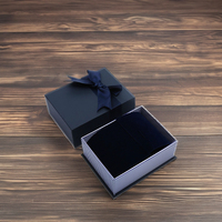 Boîte cadeau de luxe en carton imprimé sur mesure de haute qualité, 2 pièces, pour cosmétiques, parfums et montres, avec ruban et inserts en mousse