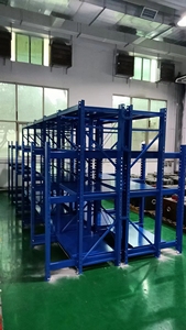 Estante de molde <span class=keywords><strong>Industrial</strong></span> de 2-6 capas con polipasto Estante de herramientas personalizado con cajones Capacidad de estante de molde de acero 500-1000KG - Product Image 6