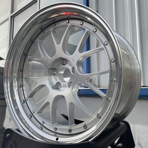 Jantes forgées en argent brossé, concaves profondes personnalisées, 19, 20, 21 pouces, jantes forgées en 2 parties pour BMW F90 M5 F82 M4 <span class=keywords><strong>Audi</strong></span> <span class=keywords><strong>RS5</strong></span> S5 - Product Image 2