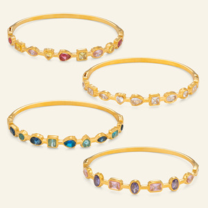NUEVA PENDIENTE DE PULSERA BOHO DE VERANO CON ZIRCÓN EN FORMA DE LÁGRIMA, ESTILO MAR EGEO, Dazan INS, Chapado en Oro de 18k, Acero Inoxidable, Joyería para Mujer - Product Image 3