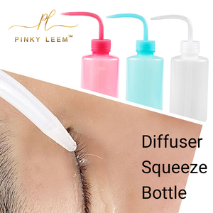 Bouteilles à presser en plastique bouteille d'eau compte-gouttes arrosage laboratoire lavage tatouage cils rincer bouteille outils d'extension de cils - Product Image 4