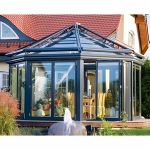 Fournisseur de qualité garantie <span class=keywords><strong>Solarium</strong></span> Véranda fermée Conservatoire Jardin d'hiver quatre saisons Verrière Toit en panneaux d'aluminium - Product Image 3
