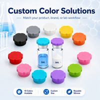 Bouchon en caoutchouc de silicone en forme de T OEM, joint élastique durable pour flacon d'injection et conteneur médical