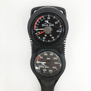 Manomètre et sondeur de profondeur pour plongée <span class=keywords><strong>sous</strong></span>-marine avec tuyau Miflex, instrument <span class=keywords><strong>sous</strong></span>-marin fabriqué en Italie - Product Image 1